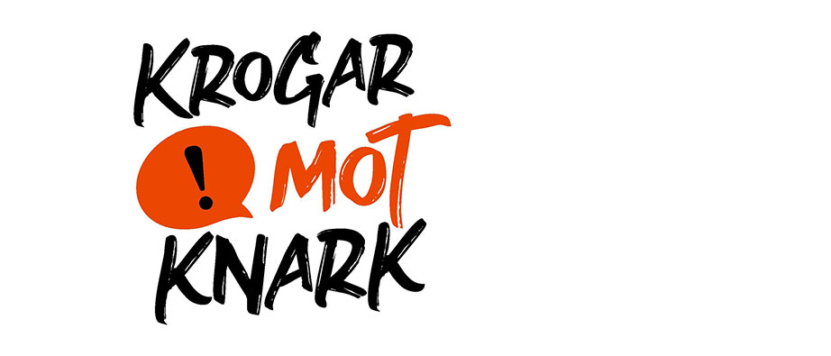 Logotype med texten Krogar mot knark